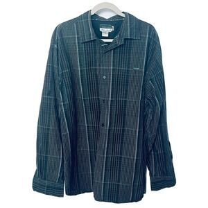 Ecko Unltd XXL Mens Plaid Long Sleeve Button Down Shirt Casual